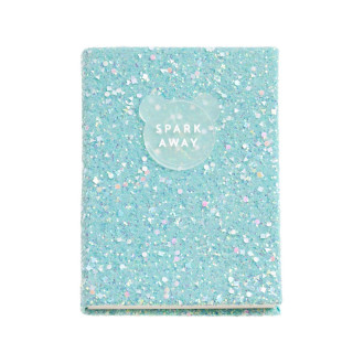 BACK2FUN GLITTER NOTES BLUE 