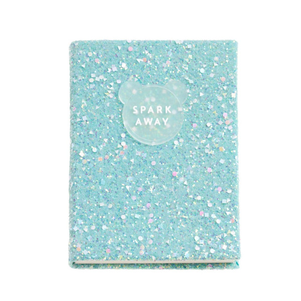 BACK2FUN GLITTER NOTES BLUE 