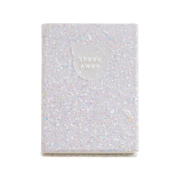 BACK2FUN GLITTER NOTES WHITE 