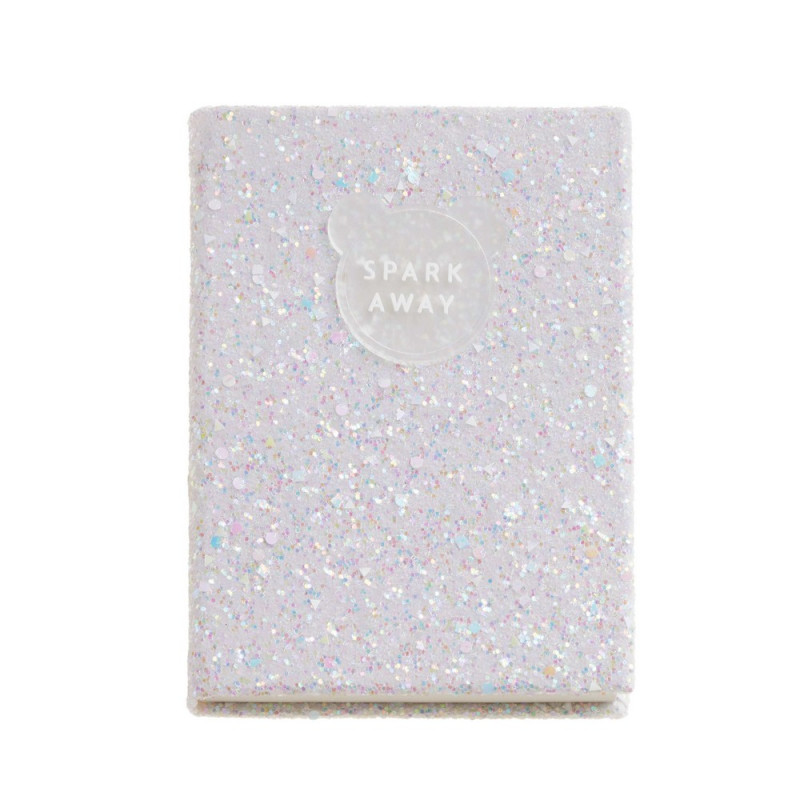 BACK2FUN GLITTER NOTES WHITE 