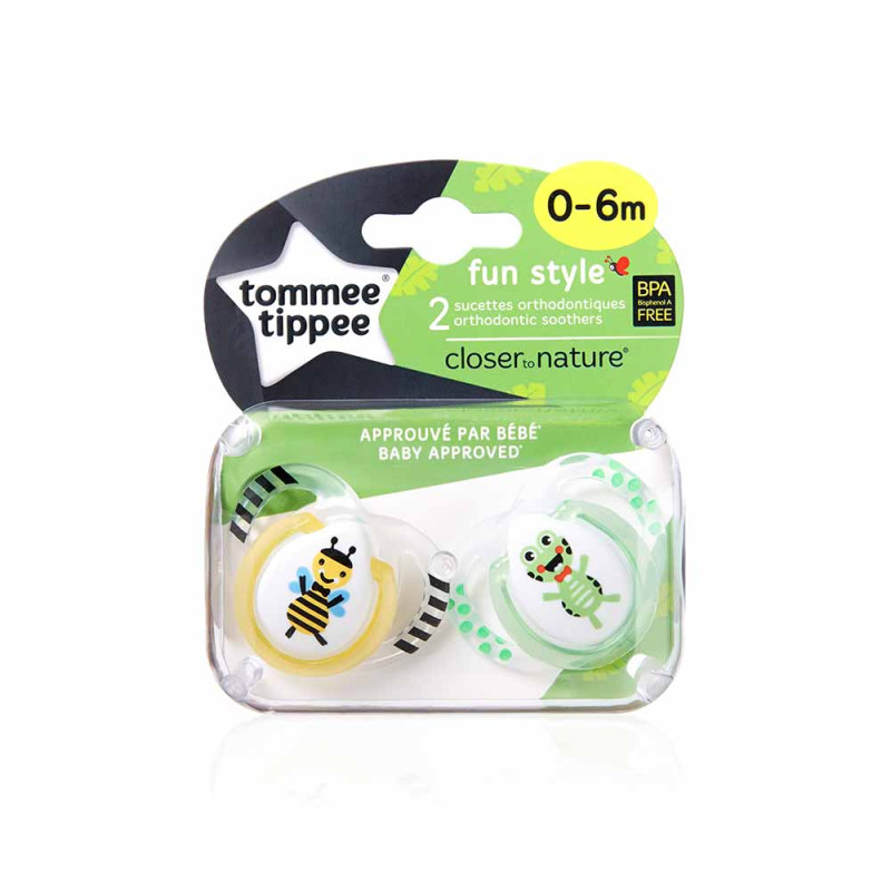 TOMMEE TIPPEE VARALICA FUN STYLE 0-6M 2KOMADA 433357 