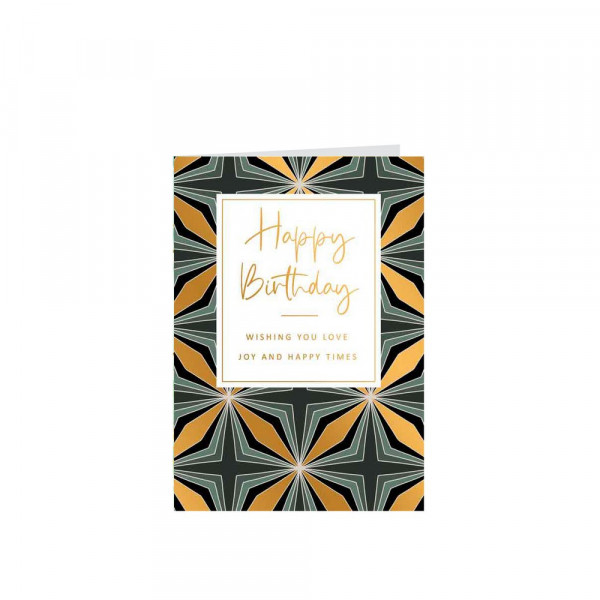CESTITKA GOLD RUSH HAPPY BIRTHDAY WISHING YOU LOVE, JOY AND HAPPY TIMES 