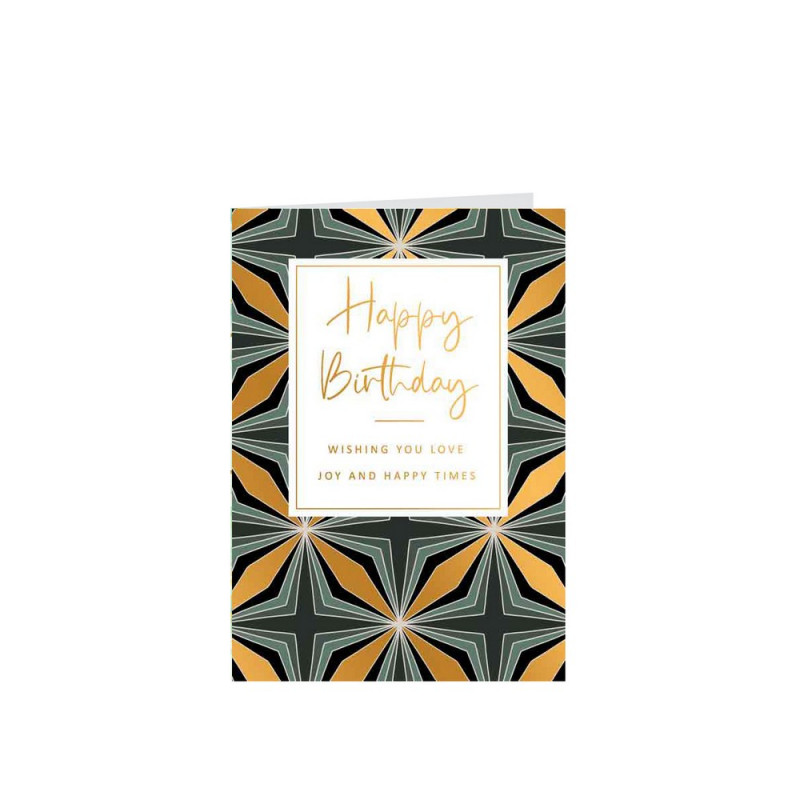 CESTITKA GOLD RUSH HAPPY BIRTHDAY WISHING YOU LOVE, JOY AND HAPPY TIMES