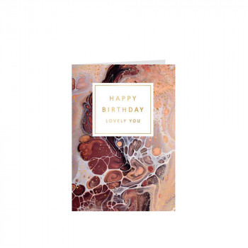 CESTITKA GOLD RUSH HAPPY BIRTHDAY LOVELY YOU 