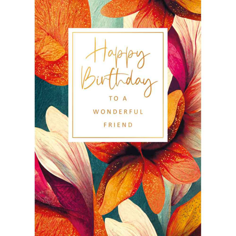 CESTITKA GOLD RUSH HAPPY BIRTHDAY TO A WONDERFUL FRIEND
