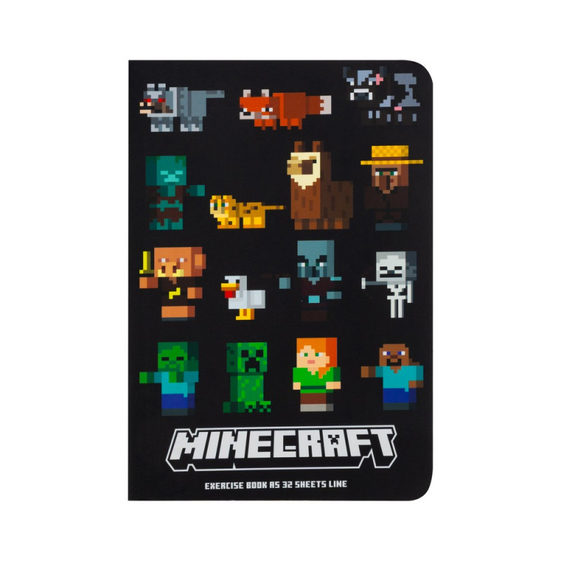 ASTRA SVESKA A5 32L DIKTO MINECRAFT 