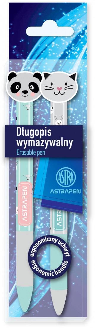 ASTRA HEMIJSKA OLOVKA 0.5 MM PISI BRISI 2 KOM ANIMALS
