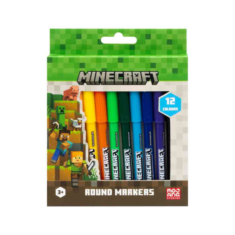 ASTRA FLOMASTERI 12 KOM MINECRAFT 