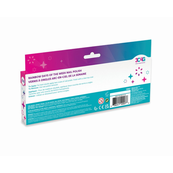 LAKOVI ZA NOKTE RAINBOW DANI U NEDELJI 