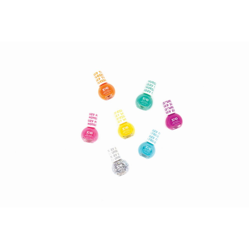 LAKOVI ZA NOKTE RAINBOW DANI U NEDELJI 