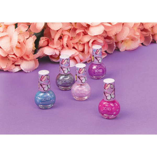 SET LAKOVA ZA NOKTE BUTTERFLY 5PK 
