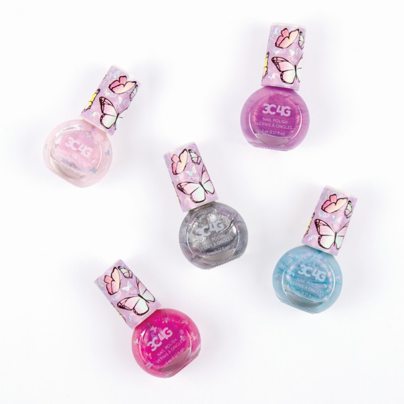 SET LAKOVA ZA NOKTE BUTTERFLY 5PK 