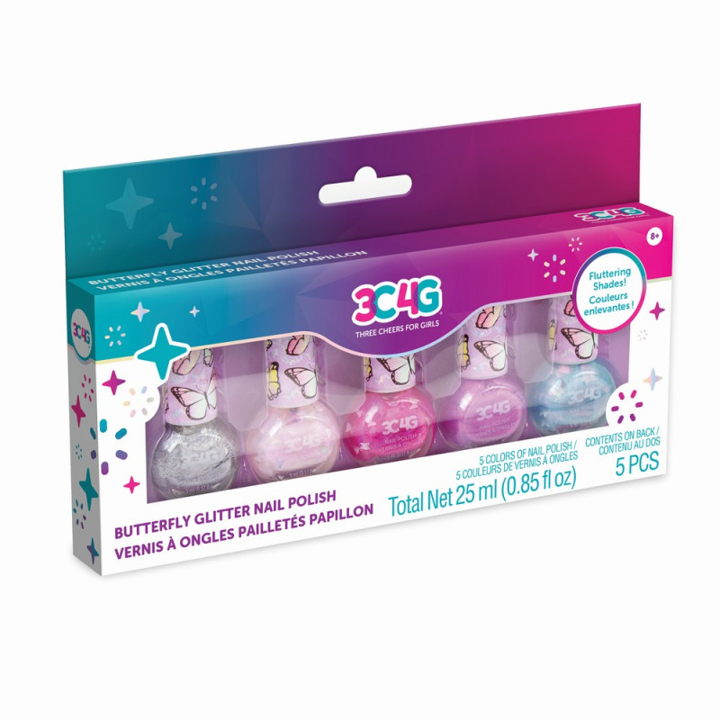 SET LAKOVA ZA NOKTE BUTTERFLY 5PK 