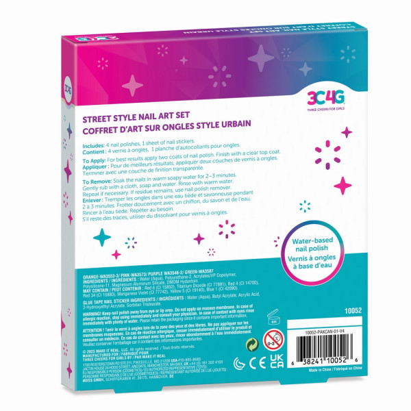 GRAFITI SET LAKOVA ZA NOKTE I STIKERI 