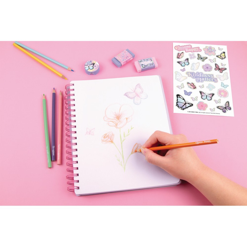 BUTTERFLY ALL IN ONE SET ZA CRTANJE 