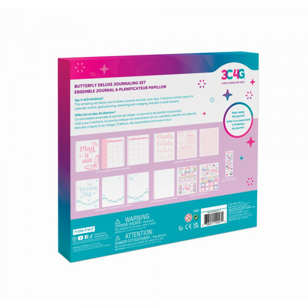 BUTTERFLY DELUXE DNEVNIK SET 
