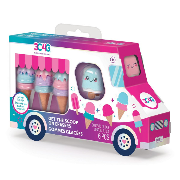 GUMICE ZA BRISANJE U OBLIKU SLADOLEDA 