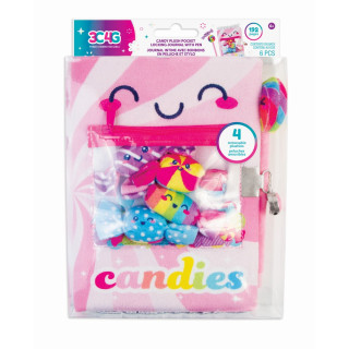 DŽEPNI DNEVNIK CANDY PLUSH LOCKING 