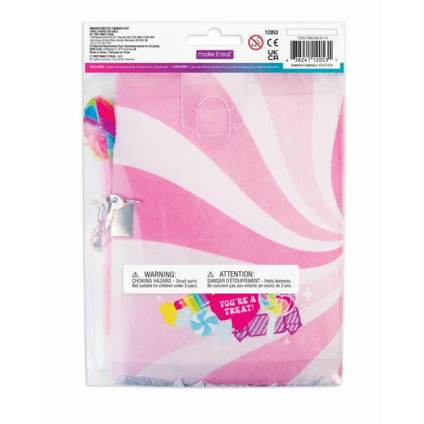 DŽEPNI DNEVNIK CANDY PLUSH LOCKING 