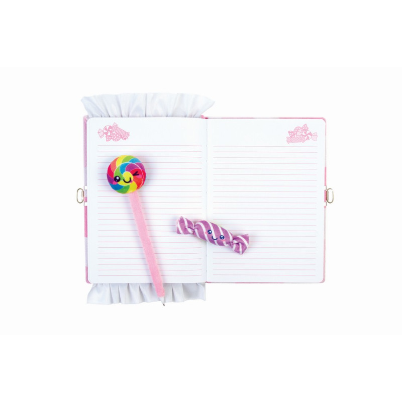 DŽEPNI DNEVNIK CANDY PLUSH LOCKING 