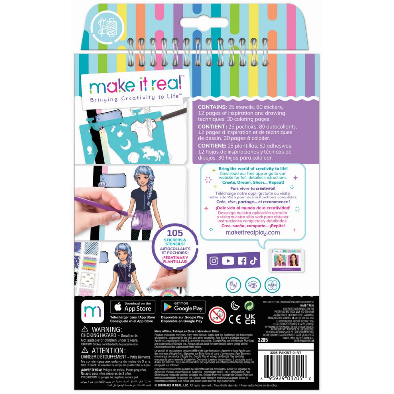 MODNA BOJNKA ZA CRTANJE PASTEL POP 