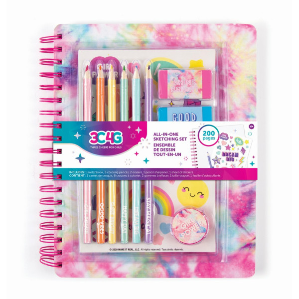 SVE U JEDNOM SET ZA CRTANJE PASTEL TIE DYE 