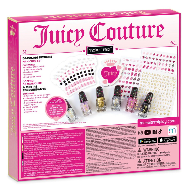 JUICY COUTURE SET ZA MANIKIR DAZZLING DESIGNS 