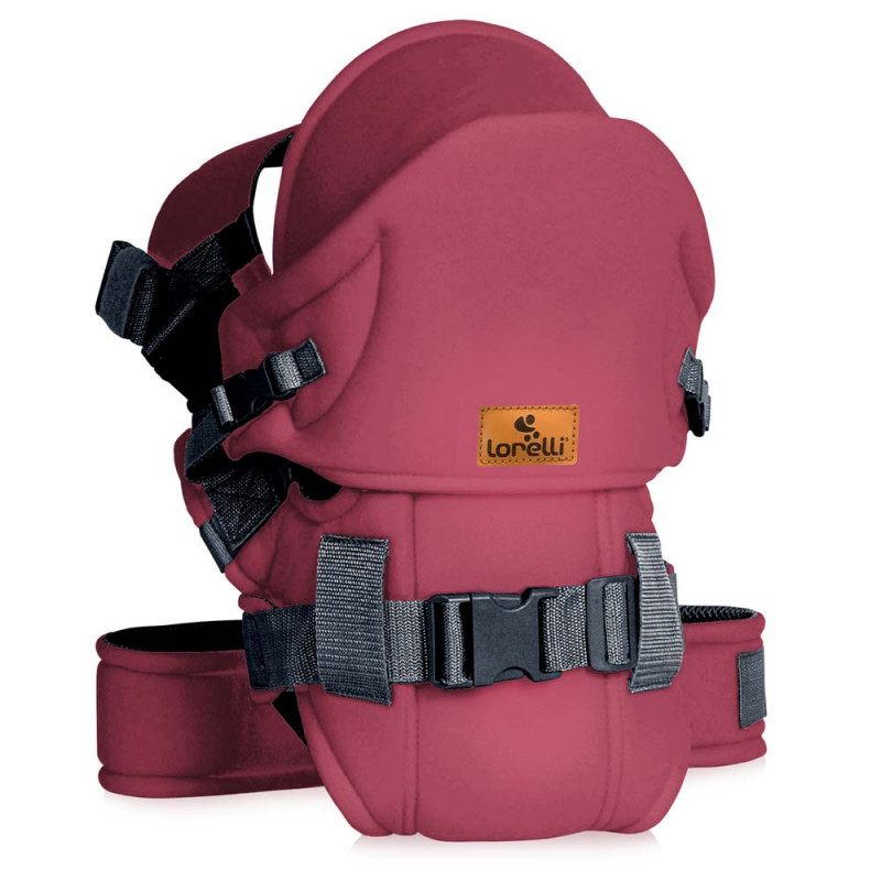 LORELLI KENGUR WEEKEND DARK RED BLACK