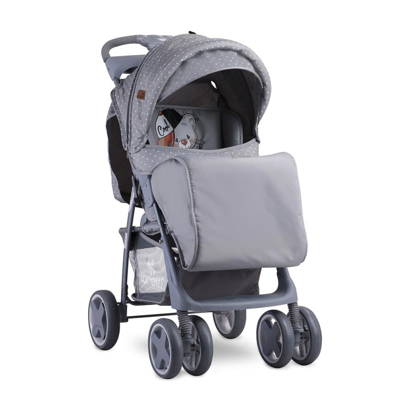 LORELLI KOLICA FOXY SA NAVLAKOM GREY COOL CAT 