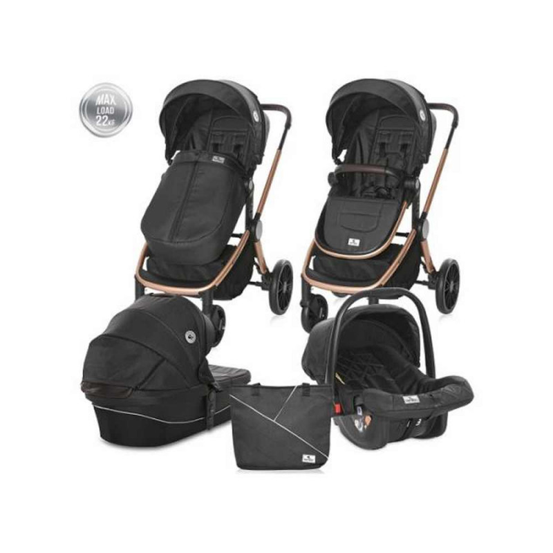 LORELLI KOLICA TRIO SISTEM RAMONA BLACK