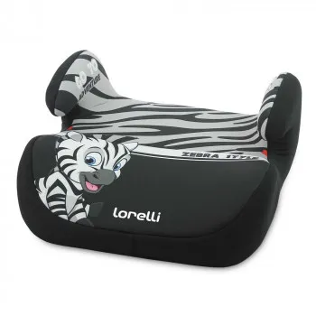 LORELLI BUSTER 2/3 (15-36KG) TOPO COMFORT ZEBRA GREY-WHITE 