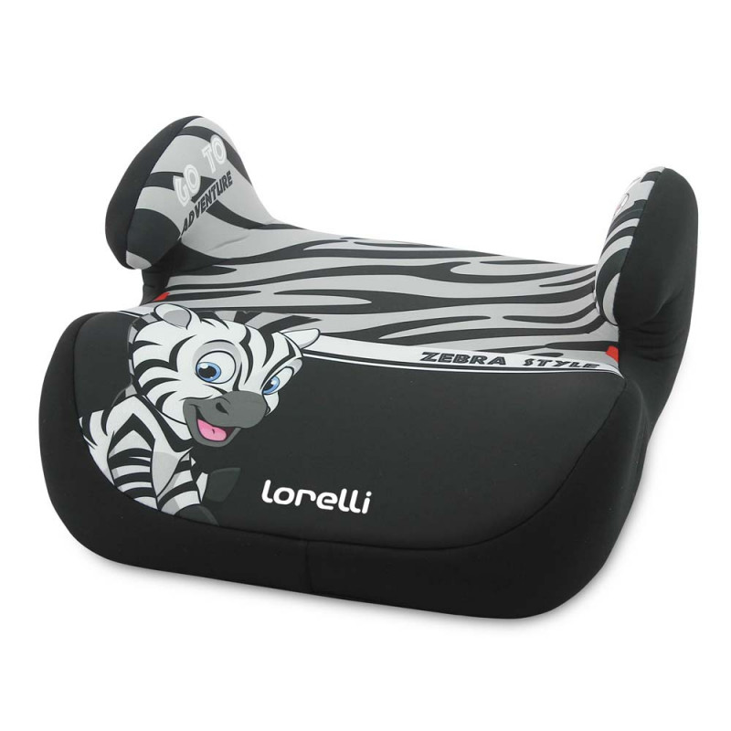 LORELLI BUSTER 2/3 (15-36KG) TOPO COMFORT ZEBRA GREY-WHITE