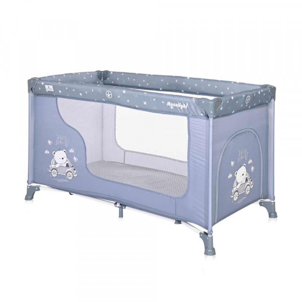LORELLI PRENOSIVI KREVET MOONLIGHT 1 NIVO SILVER BLUE CAR 