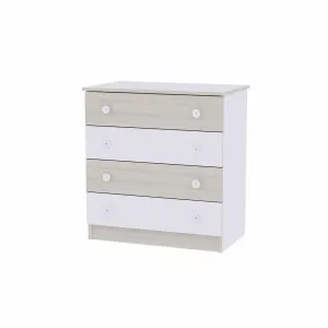 KOMODA WHITE/LIGHT OAK