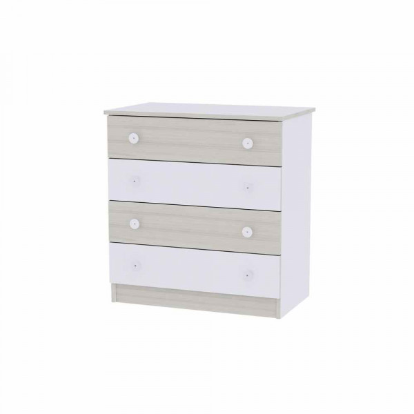 KOMODA WHITE/LIGHT OAK 