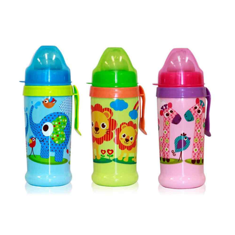 LORELLI FLASICA 360ML NION SPIL CLIP N GO ZOO
