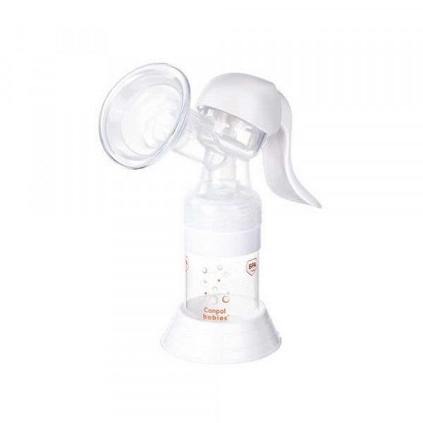 CANPOL BABY SET MANUELNA PUMPICA ZA IZMAZANJE + SILIKONSKE BRADAVICE S