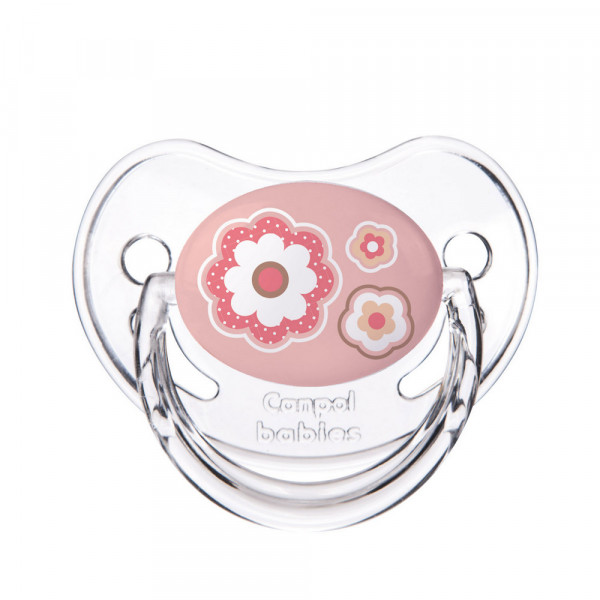 CANPOL ORTHODONTIC VARALICA SILIKON 6-18M ROZE 1/1 
