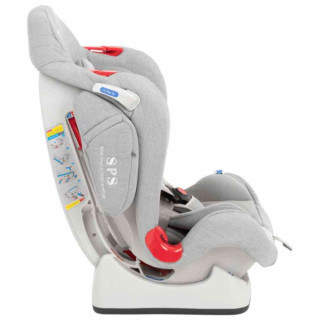 KIKKA BOO AUTOSEDISTE O RIGHT   SPS  LIGHT GREY 