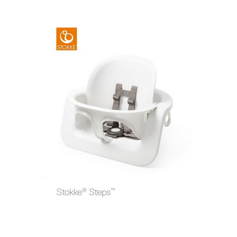 STOKKE SEDISTE ZA HRANILICU STEPS WHITE