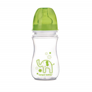 CANPOL BABY FLASICA SIROKI VRAT ANTIKOLIK 35/206 EASY START - COLORFUL ANIMALS 2