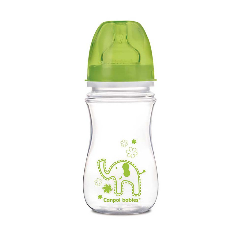 CANPOL BABY FLASICA SIROKI VRAT ANTIKOLIK 35/206 EASY START - COLORFUL ANIMALS 2