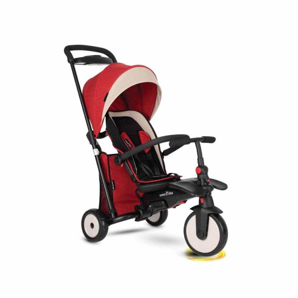 SMART TRIKE TRICIKL FOLDING 500 RECLINER 9M+ RED MELANGE 