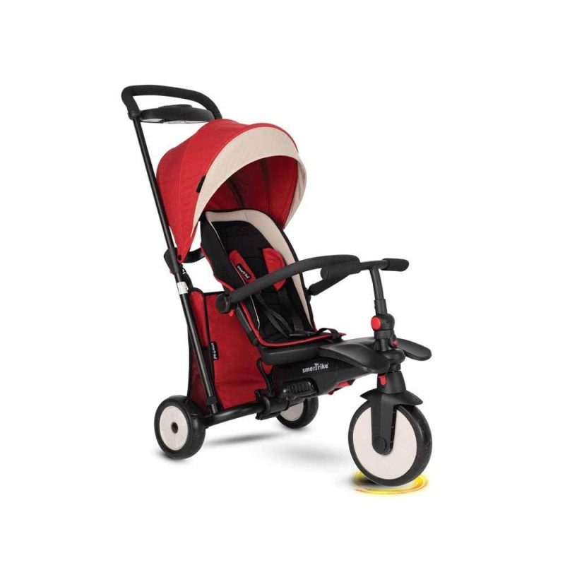 SMART TRIKE TRICIKL FOLDING 500 RECLINER 9M+ RED MELANGE