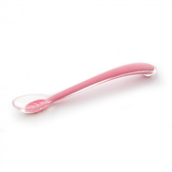 CANPOL SILIKONSKA KASIKA ZA HRANJENJE 51/010 - PINK 