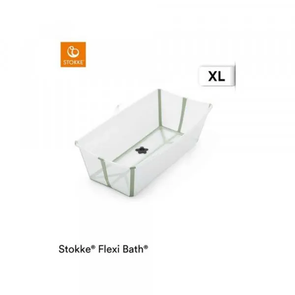 STOKKE KADICA FLEXI BATH X-LARGE TRANSPARENT GREEN KADICA 