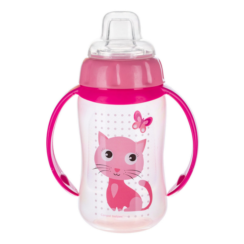 CANPOL BABY FLASICA/SOLJA SA KLJUNOM I RUCKAMA 56/512 HAPPY ANIMALS - TRAINING