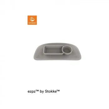 STOKKE PODLOGA SILIKONSKA SA POSUDOM EZPZ SOFT GREY 