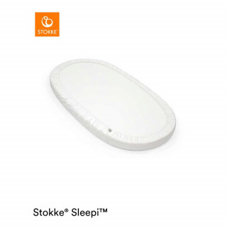 STOKKE CARSAV SLEEPI V3 BED FITTED SHEET WHITE