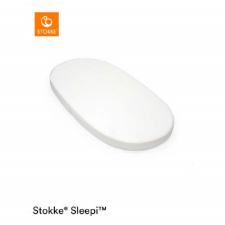 STOKKE CARSAV SLEEPI V3 BED FITTED SHEET WHITE 